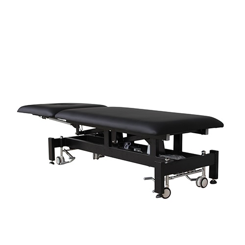 Electric 2 Section Medical Medistar Treatment Table, angle view